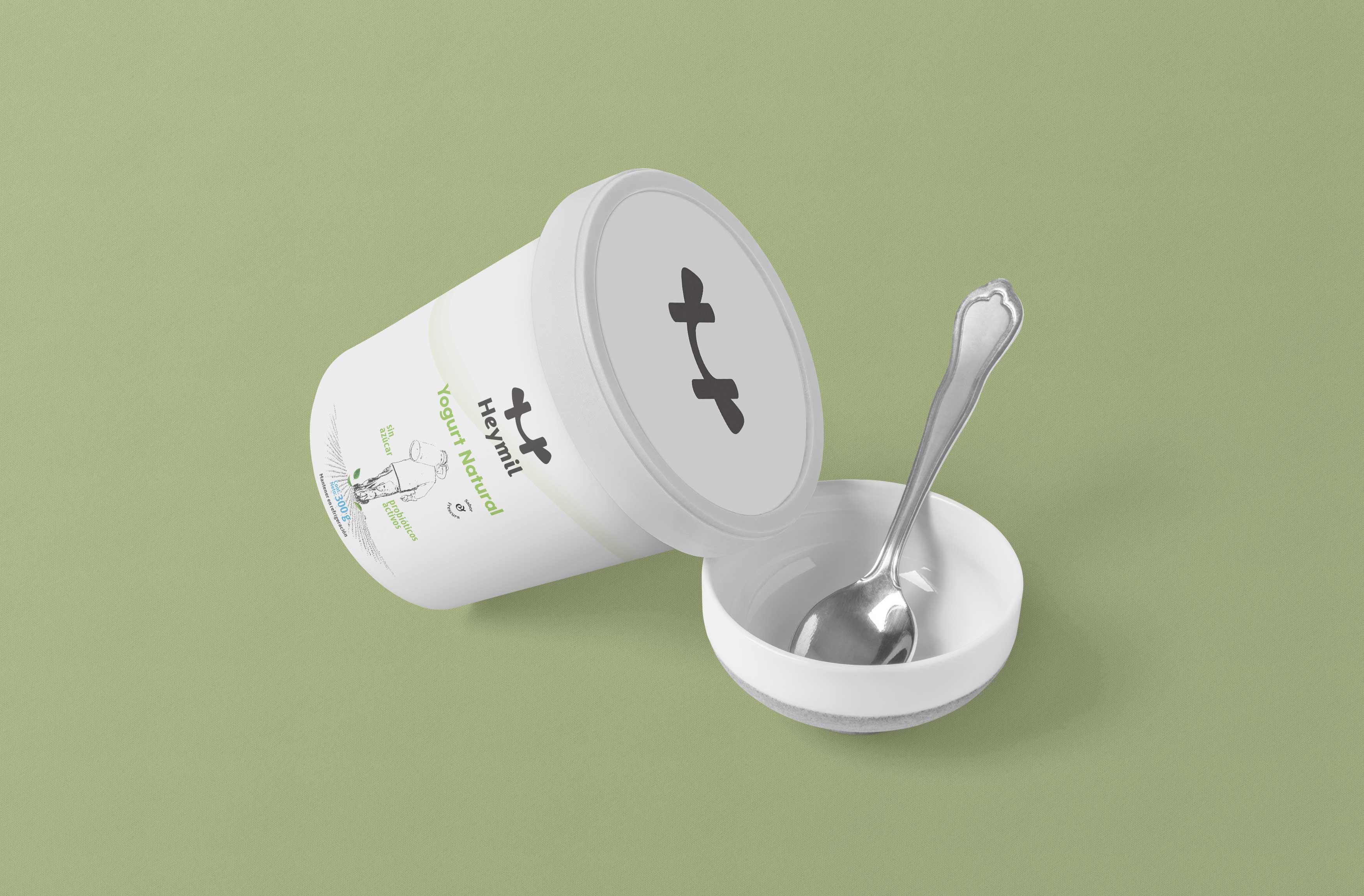 Diseño de etiquetas - Yogurt Natural - Packaging - Soluciones de Firstrein